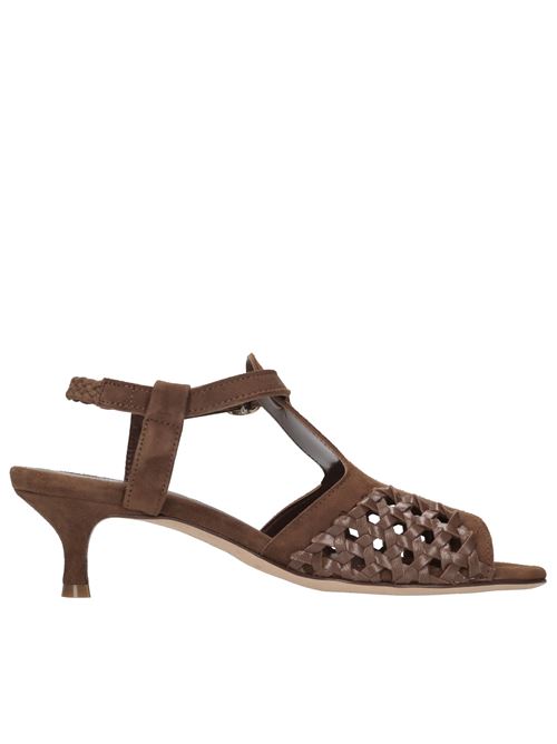 Sandali in camoscio e pelle LORENA PAGGI | 61602NERO